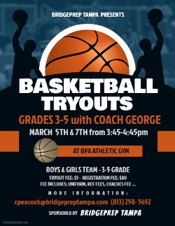 Basketball Tryouts Start Tomorrow!